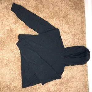 Cropped Shirt with a Hoodie